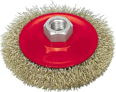 Vorel Drahtbürste Seite 115 mm / Bürste / Messingbeschichteter Draht