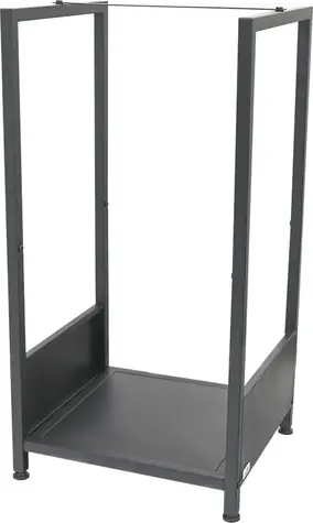 Cattara CARINI / Holzgestell / 39 × 35 × 76 cm / Edelstahl / Tragkraft 50 kg