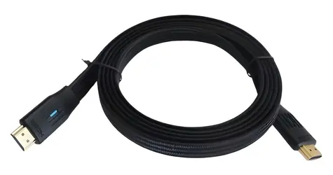 HDMI 2.1 Flachkabel schwarz / HDMI-Kabel / 3 m