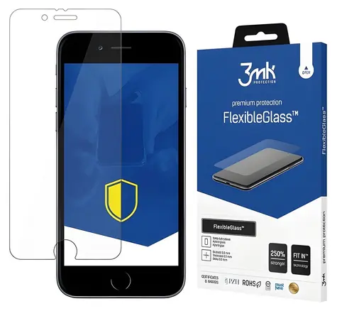 3mk FlexibleGlass für XIAOMI Redmi Note 9S / Hybridglas / 7H Härtegrad / Antibakterielle Beschichtung