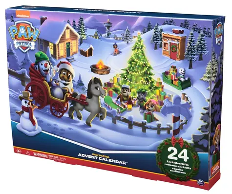 Spin Master Paw Patrol Adventskalender / Papierkalender / 24 Überraschungen / ab 3 Jahren