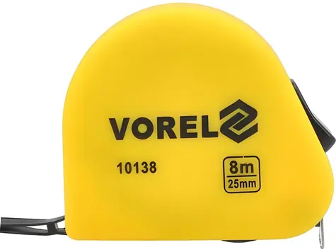 Vorel Maßband 8 m x 25 mm gelb / Maßband / 8 m / 25 mm / gelb