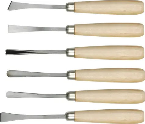 Vorel Schnitzmeißel-Set, 6-teilig / Meißel / Schnitzen / 6-teiliges Set