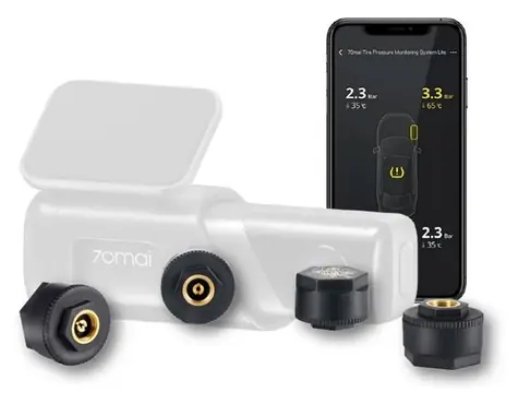 70mai T04 / Externer TPMS-Sensor / Reifendrucksensor