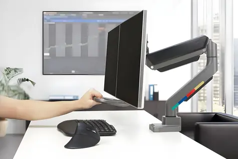 Kensington SmartFit Doppelmonitorarm Grau / Doppelmonitorarm