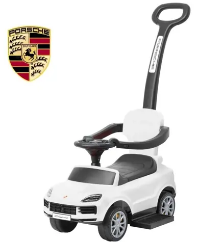 Milly Mally Porsche Cayenne Laufrad weiß / Mit Eltern-Führungsstange