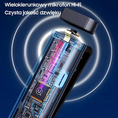 USAMS US-ZB243 / Drahtloses Ansteckmikrofon / ENC / 2,4 GHz / USB-C