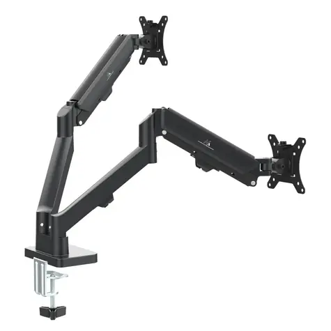 Maclean MC-134 / Tischhalterung für zwei Monitore / 17-32" / Tragfähigkeit 2-10 kg