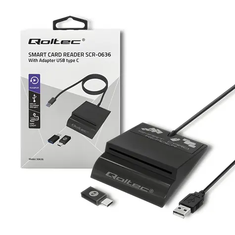 SCR-0636 / Smart-ID-Kartenleser / USB-C