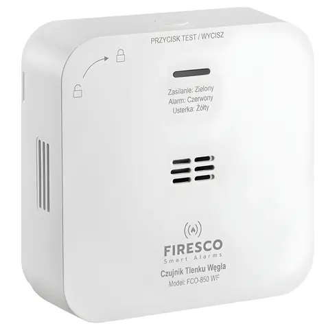 Firesco FCO-850 WF / Kohlenmonoxidmelder / WLAN / Tuya SMART Life / 85 dB