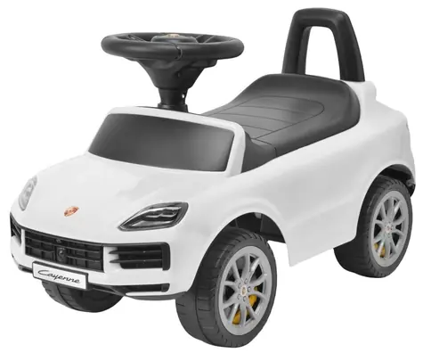 Milly Mally Porsche Cayenne S Laufrad weiß / Kinderfahrzeug / Lizenzmodell
