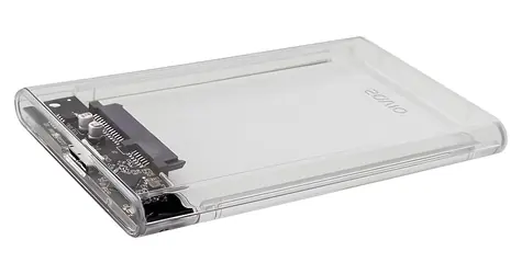 AK-66 transparent / Externes Gehäuse für 2,5"-HDD/SSD / USB 3.0 / 5 Gbit/s / Kunststoff