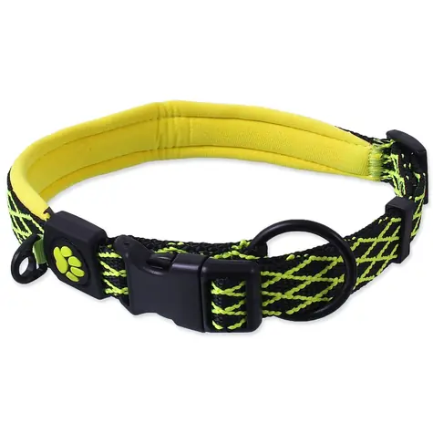 Active Dog Mystic M limette / Hundehalsband / Nylon / 44-55 cm / Breite 2 cm