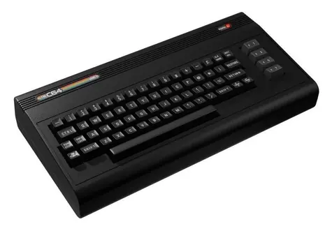 Commodore C64 Mini Black Edition / Retro-Spielkonsole / 25 Spiele / HDMI 720p / USB-Joystick