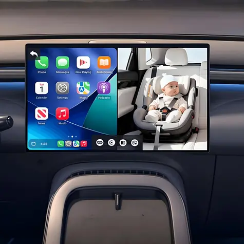 Ottocast CA520-T Kabinenfilter schwarz / Kabelloser Adapter / CarPlay / Rücksitzkamera / Full HD