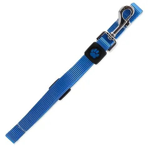 ACTIVE DOG Premium -Leine, Größe M, blau, 2 x 120 cm / Nylon / Breite 2 cm / Länge 120 cm