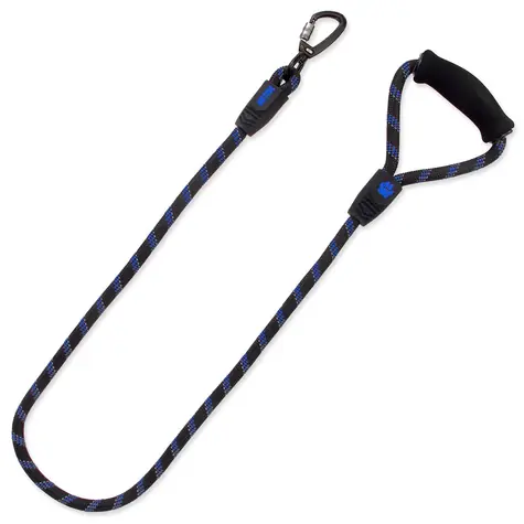 Active Hundeleine Sport L blau / Seil mit Karabiner / 1,3 x 120 cm