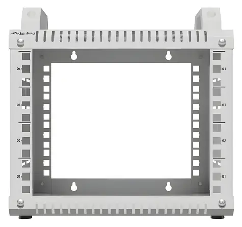 10" OR10-2304-S grau / Offenes Rack / 4 HE / 280 × 300 mm