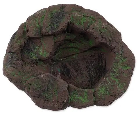 Repti Planet Terrarium-Teich / Terrarium-Tränke / 23 × 19 × 4,5 cm / Harzverbundwerkstoff