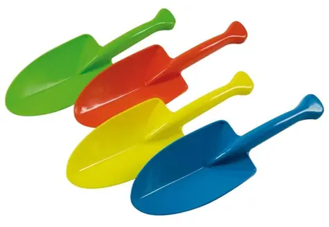 Androni Kinder-Sandschaufel 27 cm / Sandspielzeug / Kunststoff / Farbmix