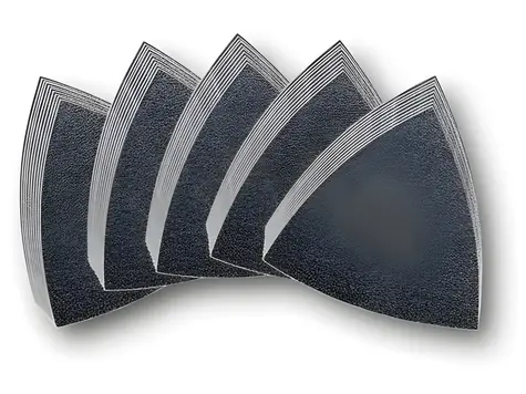 Fein Schleifpapier-Set / Schleifpapier / Körnung 60, 80, 120, 180, 240 / 10 Stück nach Körnung