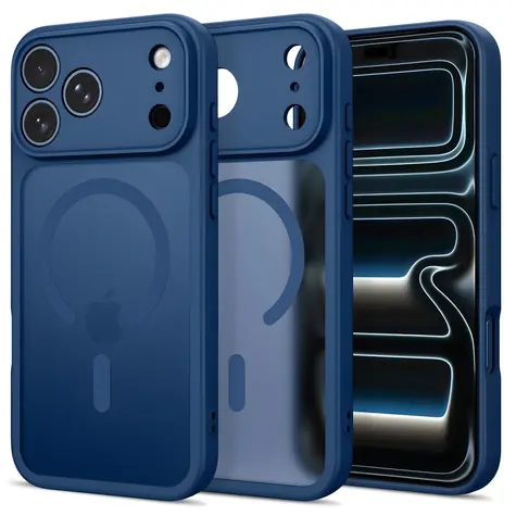 Tech-Protect BasicMag MagSafe dunkelblau / Schutzhülle / Apple iPhone 17 Pro, 18 Pro / MagSafe