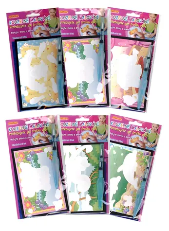 ARTLOVER Magisches Wassermalen / Malbücher mit Wasserfarben / 15 x 10,5 cm / ab 3 Jahren