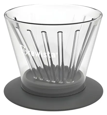 Brewista SMART Dripper Flat V / Dripper / Glas / doppelwandig