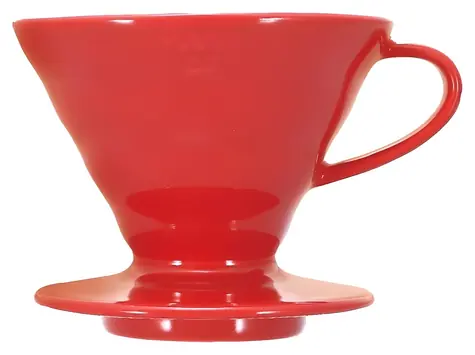 Hario Dripper V60-02 rot / Keramik-Dripper / Größe 2