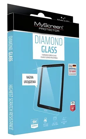 MyScreen Diamond Glass / Gehärtetes Glas / Apple iPad 10,2" (2019) / 9H / transparent