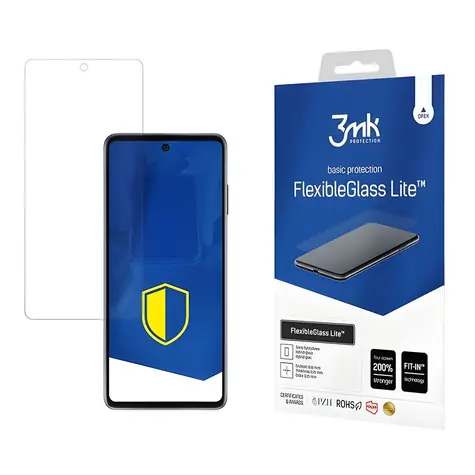 3MK FlexibleGlass Lite für Motorola Edge 20 / Hybridglas / Dicke 0,16 mm / Härte 6H