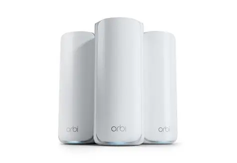 Netgear RBE773 Orbi 770 weiß / Mesh-WLAN-System / Wi-Fi 7 / Tri-Band / 3 Stück / 11000 Mbit/s
