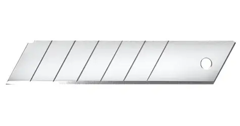 Vorel Ersatzklinge, gebrochen, 25 mm / Ersatzklinge / Gebrochen / 0,4 mm / 5 Stück