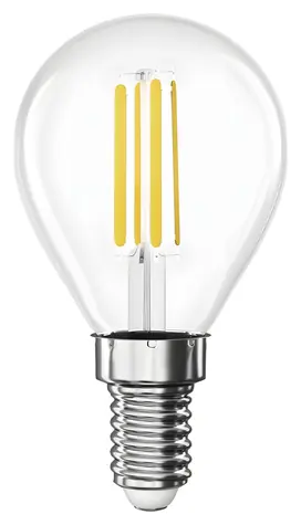 Emos LED-Glühbirne, Mini-Globe, 3,8 W-60 W, E14 / warmweiß / 806 lm / A