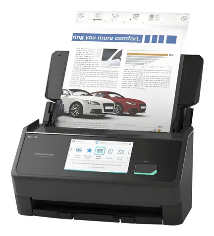 Ricoh ScanSnap iX2500 schwarz / Scanner / A4 / Duplex / WLAN / USB-C / 5"-Touchscreen