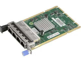 SuperMicro AOC-AG-I4M / Netzwerkkarte / 4X GbE / Intel i350-AM4 / AIOM / iSCSI-Boot