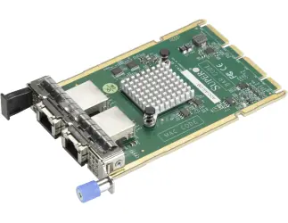SuperMicro AOC-AG-I2M / Netzwerkkarte / 2x GbE / Intel i350 / AIOM (0,5U) / iSCSI-Boot
