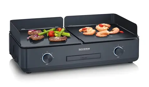 Severin PG 8569 SUAVE / Elektrogrill / Plancha / Tischgrillplatte