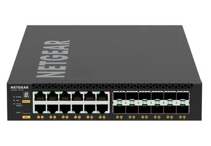 Netgear XSM4324-100NES / Switch / 12x RJ-45 10G / 12x SFP+ 10G / L3 / ohne PoE