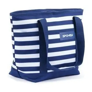Spokey ACAPULCO blaue Streifen / Thermotasche / 12 l