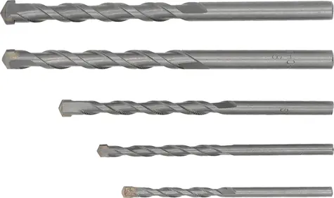 STHOR Betonbohrer-Set HSS 5-teilig / Bohrer-Set / HSS / 5-teilig