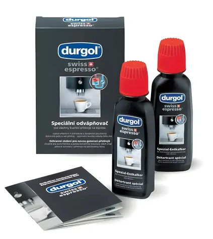 Durgol Swiss Espresso / Entkalker / für Espressomaschinen / 2 x 125 ml