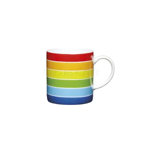 Kitchen Craft Regenbogen-Espressotasse / Espressotasse / Porzellan