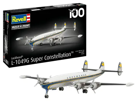 Revell Flugzeugmodell Lockheed L.1049G Super Constellation Lufthansa / Plastikmodell / Flugzeugbausatz