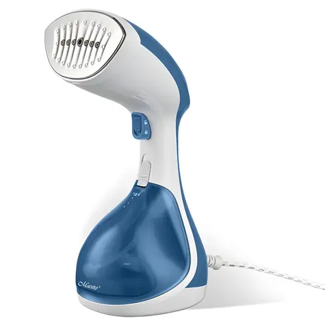 MR-355 Dampfglätter blau / Dampfglätter / 1500 W / 0,24 l / Vertikales und horizontales Dämpfen