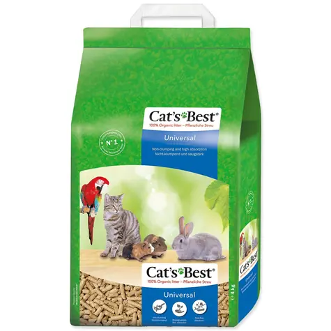 Cats Best Universal 7 l / Katzenstreu / 4 kg / Holzpellets / unparfümiert