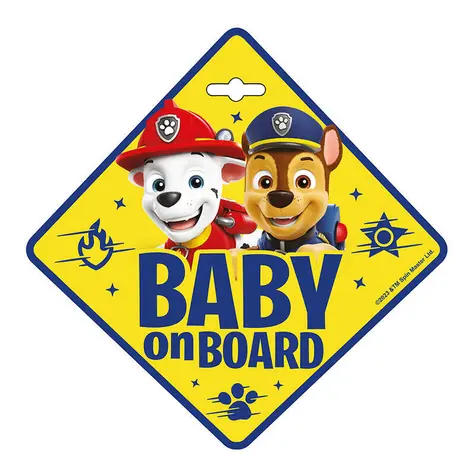 Sieben Saugnapf-Dekorationen Paw Patrol Junge / Autozubehör / Saugnapf