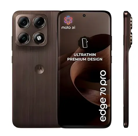 Motorola EDGE 70 Pro 8+256 GB Pantone Chicory Coffee / Smartphone / 6,78" AMOLED 144Hz / MediaTek Dimensity 8500