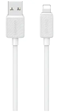 USAMS KY Serie US-SJ694 weiß / Datenkabel / USB-A - Lightning / 2,4 A / 2 m
