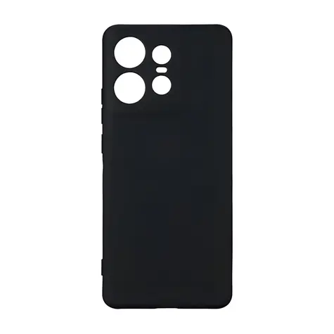 Beline Silikonhülle schwarz / Schutzhülle / Motorola Edge 50 Pro